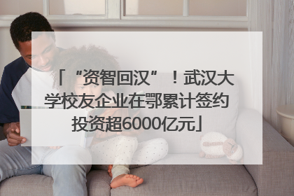 “资智回汉”！武汉大学校友企业在鄂累计签约投资超6000亿元