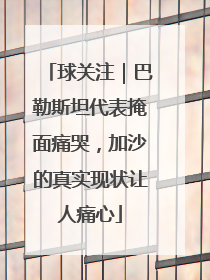 球关注｜巴勒斯坦代表掩面痛哭，加沙的真实现状让人痛心