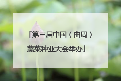 第三届中国（曲周）蔬菜种业大会举办