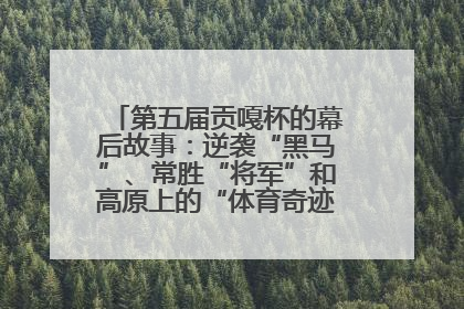 第五届贡嘎杯的幕后故事：逆袭“黑马”、常胜“将军”和高原上的“体育奇迹”丨微纪录
