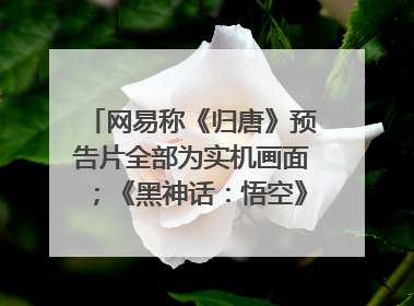 网易称《归唐》预告片全部为实机画面；《黑神话：悟空》公布Xbox版预购视频｜游戏早参