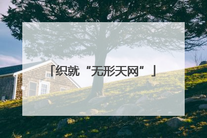 织就“无形天网”