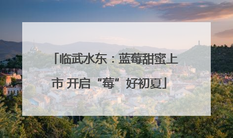 临武水东：蓝莓甜蜜上市 开启“莓”好初夏