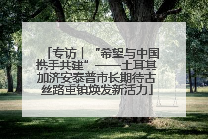 专访丨“希望与中国携手共建”——土耳其加济安泰普市长期待古丝路重镇焕发新活力