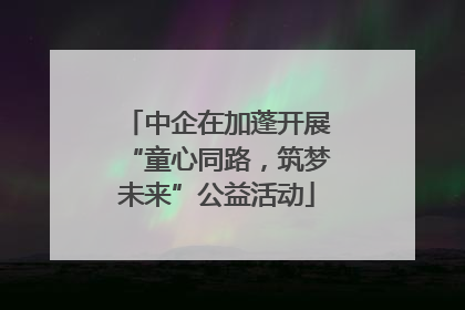 中企在加蓬开展“童心同路，筑梦未来”公益活动