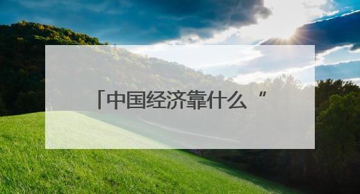 中国经济靠什么“顶住了压力”？