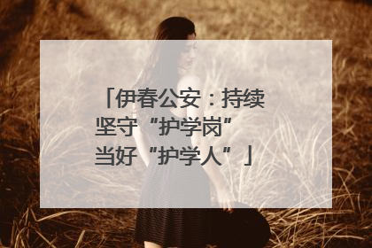 伊春公安：持续坚守“护学岗” 当好“护学人”