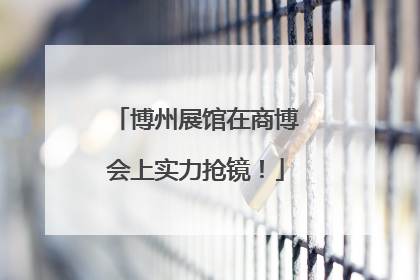 博州展馆在商博会上实力抢镜！