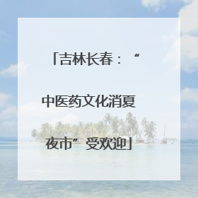 吉林长春：“中医药文化消夏夜市”受欢迎