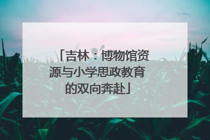 吉林：博物馆资源与小学思政教育的双向奔赴