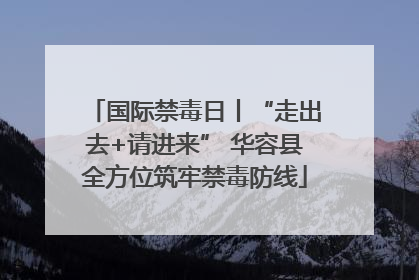 国际禁毒日丨“走出去+请进来” 华容县全方位筑牢禁毒防线