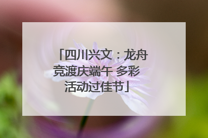 四川兴文：龙舟竞渡庆端午 多彩活动过佳节
