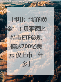 堪比“新的黄金”！贝莱德比特币ETF总规模达700亿美元 仅上市一年多