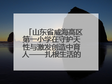 山东省威海高区第一小学在守护天性与激发创造中育人——扎根生活的科学教育更有效