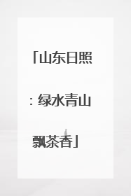 山东日照：绿水青山飘茶香