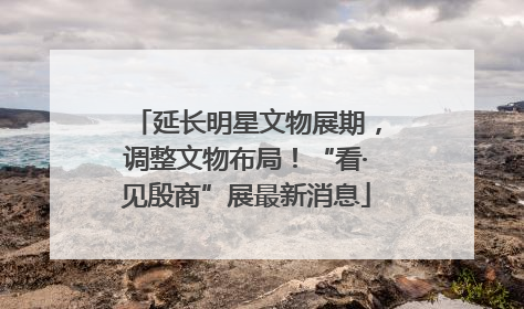 延长明星文物展期，调整文物布局！“看·见殷商”展最新消息