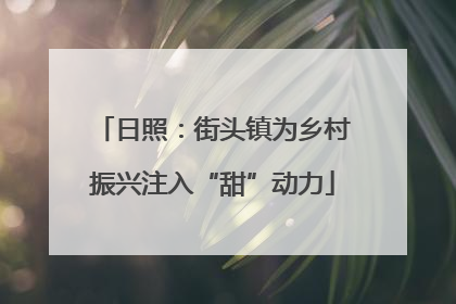 日照：街头镇为乡村振兴注入“甜”动力