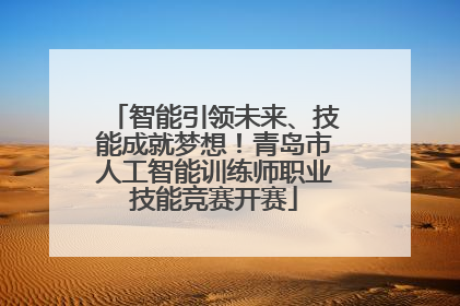智能引领未来、技能成就梦想！青岛市人工智能训练师职业技能竞赛开赛