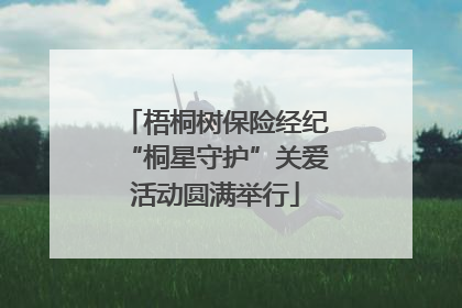 梧桐树保险经纪“桐星守护”关爱活动圆满举行