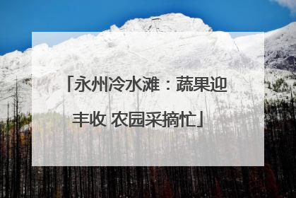永州冷水滩：蔬果迎丰收 农园采摘忙