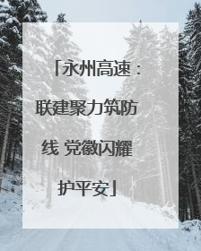 永州高速：联建聚力筑防线 党徽闪耀护平安