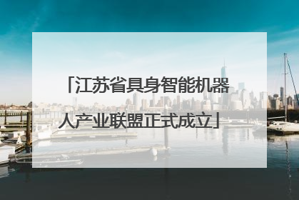 江苏省具身智能机器人产业联盟正式成立