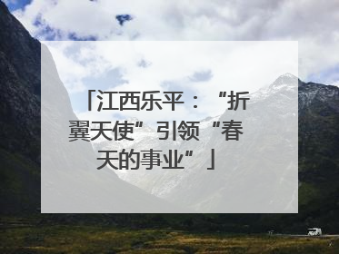 江西乐平：“折翼天使”引领“春天的事业”