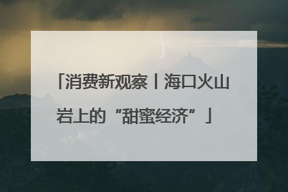消费新观察丨海口火山岩上的“甜蜜经济”