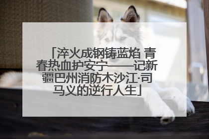 淬火成钢铸蓝焰 青春热血护安宁——记新疆巴州消防木沙江·司马义的逆行人生