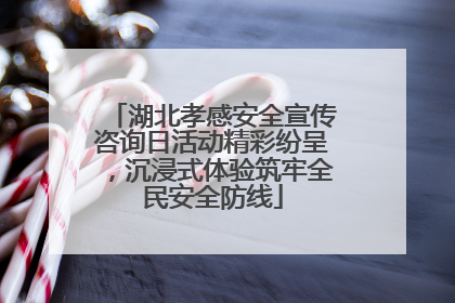 湖北孝感安全宣传咨询日活动精彩纷呈，沉浸式体验筑牢全民安全防线
