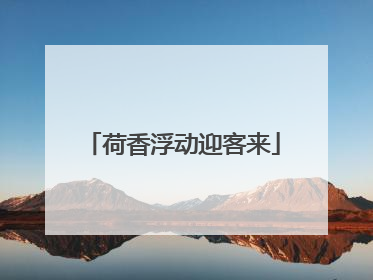 荷香浮动迎客来