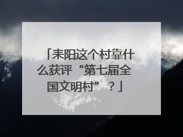 耒阳这个村靠什么获评“第七届全国文明村”？