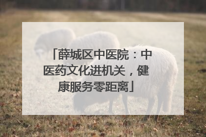 薛城区中医院：中医药文化进机关，健康服务零距离
