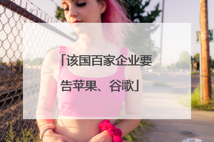 该国百家企业要告苹果、谷歌