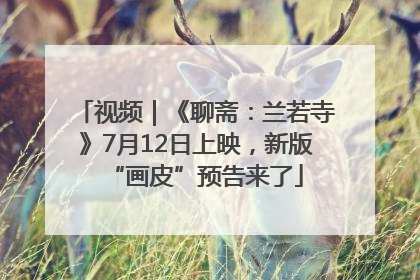 视频｜《聊斋：兰若寺》7月12日上映，新版“画皮”预告来了