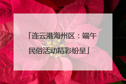 连云港海州区：端午民俗活动精彩纷呈