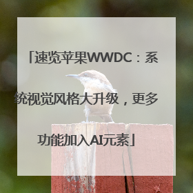 速览苹果WWDC：系统视觉风格大升级，更多功能加入AI元素
