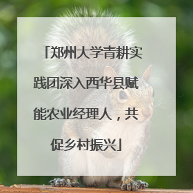 郑州大学青耕实践团深入西华县赋能农业经理人，共促乡村振兴