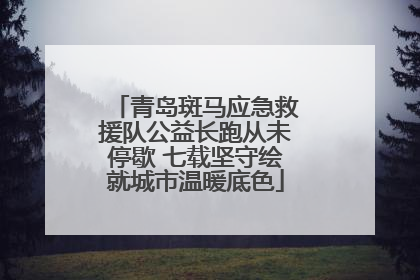 青岛斑马应急救援队公益长跑从未停歇 七载坚守绘就城市温暖底色