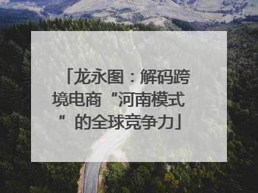 龙永图：解码跨境电商“河南模式”的全球竞争力