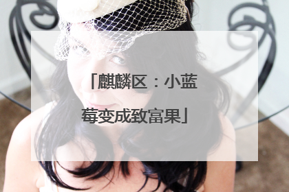 麒麟区：小蓝莓变成致富果