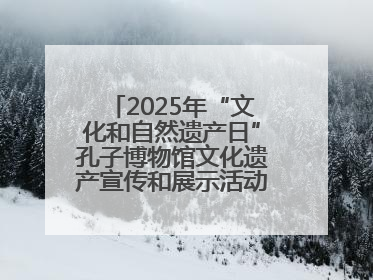2025年“文化和自然遗产日”孔子博物馆文化遗产宣传和展示活动启动仪式举行